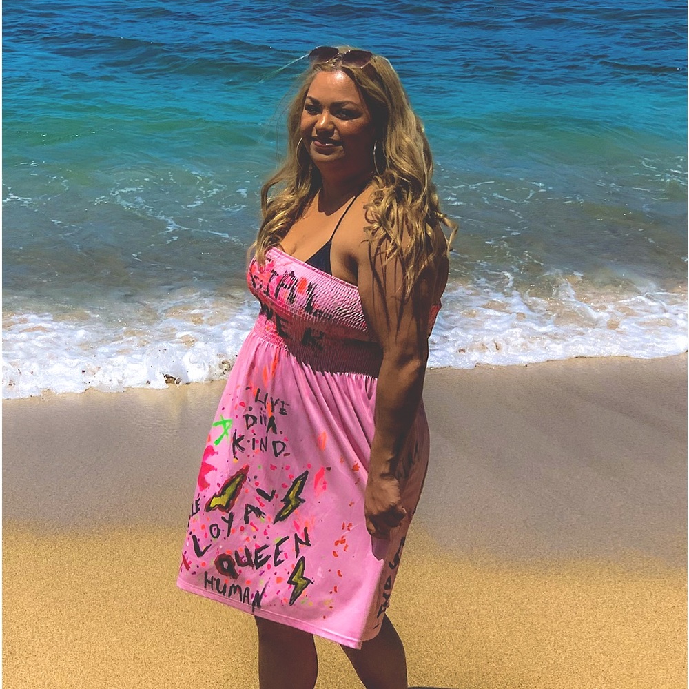 Pink dress
